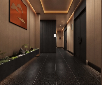 New Chinese Style Corridor-ID:703744898