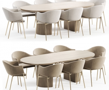 Modern Dining Table And Chairs-ID:571882014