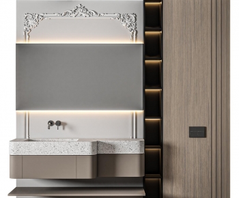 Modern Bathroom Cabinet-ID:603408105