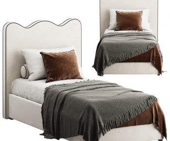 Modern Single Bed-ID:593257906