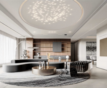 Modern A Living Room-ID:885994917