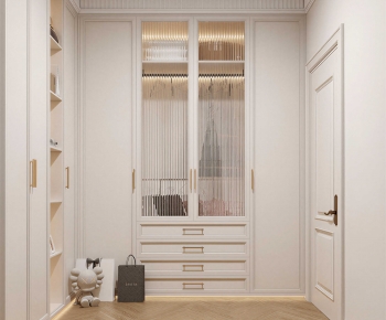 Modern Clothes Storage Area-ID:361869311