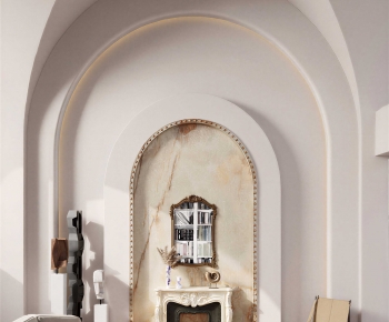 Simple European Style A Living Room-ID:796195986