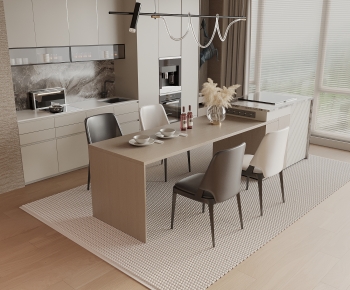 Modern Dining Table And Chairs-ID:403556113