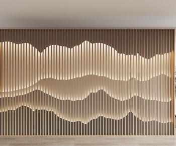 New Chinese Style TV Wall-ID:961210014