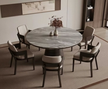 Modern Dining Table And Chairs-ID:901933911