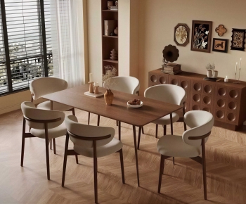 Modern Dining Table And Chairs-ID:676081232