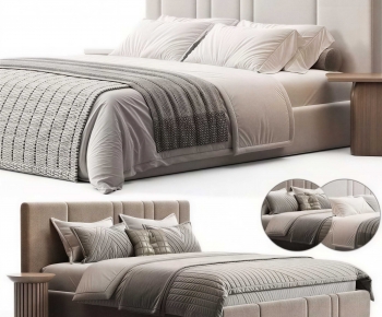 Modern Double Bed-ID:950594905