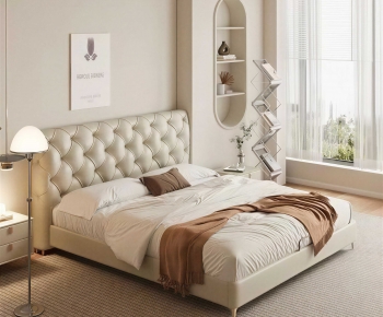 Modern Double Bed-ID:980134964