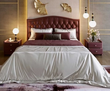 European Style Double Bed-ID:633486037