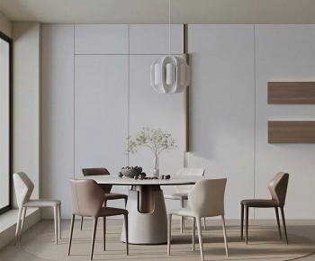 Modern Dining Table And Chairs-ID:792973042