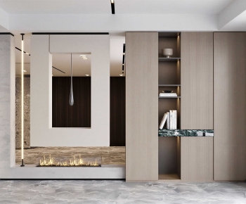 Modern Entrance Cabinet-ID:119592913