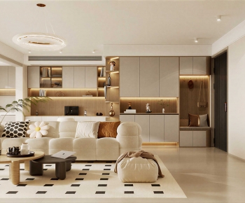 Modern A Living Room-ID:682224991