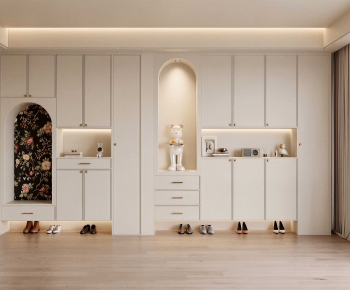 French Style Shoe Cabinet-ID:306220055