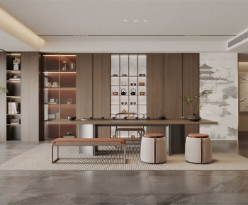 New Chinese Style Tea House-ID:754864933