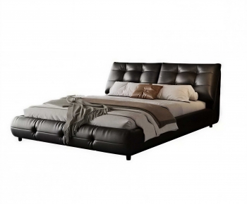 Modern Double Bed-ID:784653904