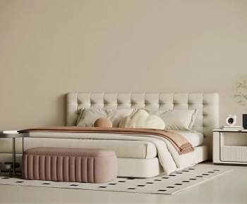 Modern Double Bed-ID:104604011