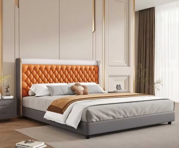 Modern Double Bed-ID:186296942