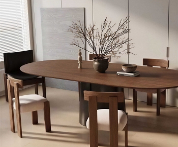 Modern Dining Table And Chairs-ID:690161941