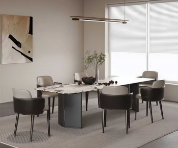 Modern Dining Table And Chairs-ID:190079298
