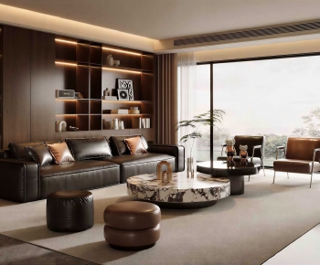 Modern A Living Room-ID:979852919