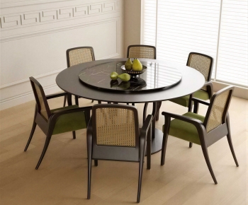 Modern Dining Table And Chairs-ID:618952044