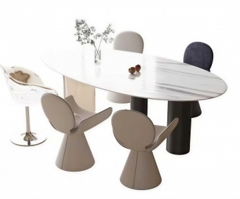 Modern Dining Table And Chairs-ID:855829002