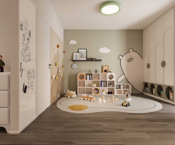 Modern Children's Room Activity Room-ID:358725072