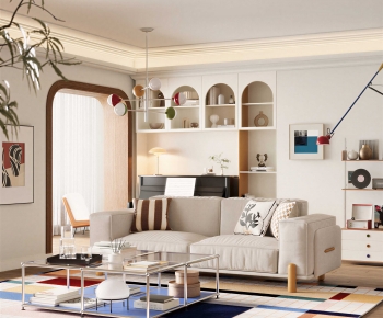 Modern A Living Room-ID:557926898