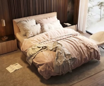 Modern Double Bed-ID:165765053