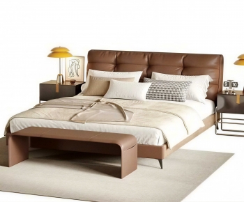Modern Double Bed-ID:727133046