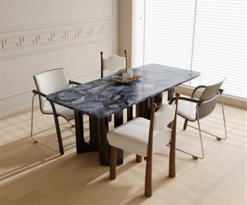 Modern Dining Table And Chairs-ID:624079942