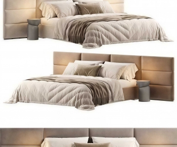 Modern Double Bed-ID:205574045