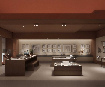 New Chinese Style Exhibition Hall-ID:600785023