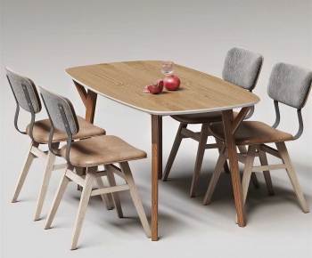 Modern Dining Table And Chairs-ID:101161027