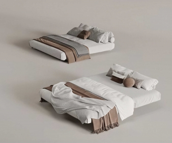Modern Double Bed-ID:386750947