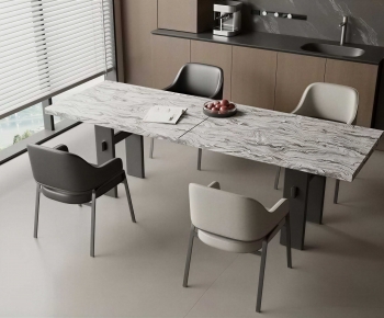 Modern Dining Table And Chairs-ID:950891026