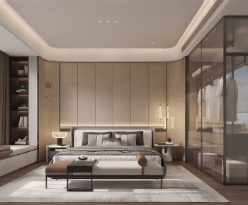 New Chinese Style Bedroom-ID:863677984