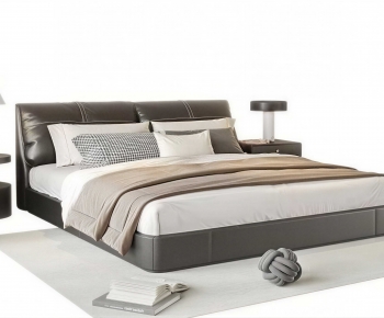 Modern Double Bed-ID:581231126