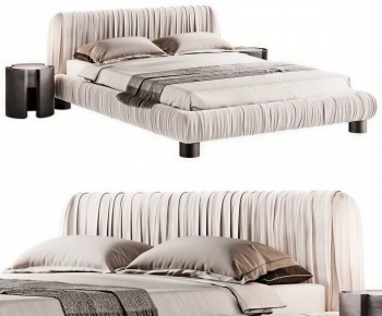 Modern Double Bed-ID:355331905