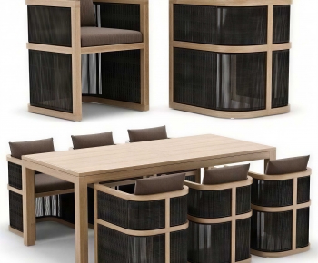 Modern Dining Table And Chairs-ID:747020272