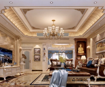 European Style A Living Room-ID:850295079