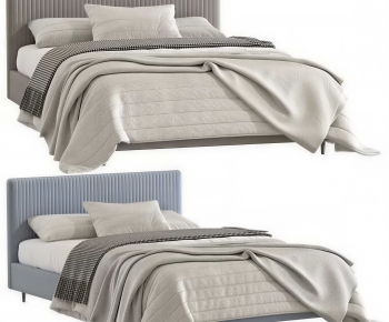 Modern Double Bed-ID:254472971