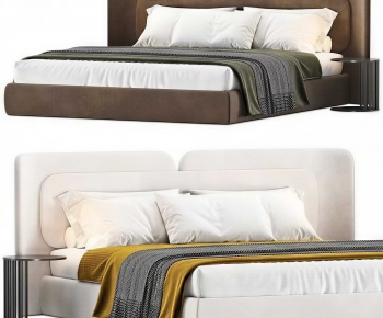 Modern Double Bed-ID:813500939