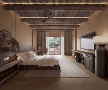 Wabi-sabi Style Guest Room-ID:927978991