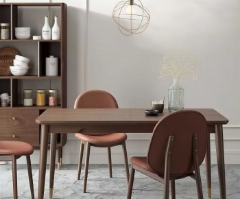 Modern Dining Table And Chairs-ID:109508043
