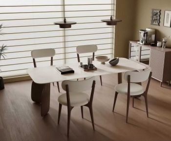 Modern Dining Table And Chairs-ID:624738932