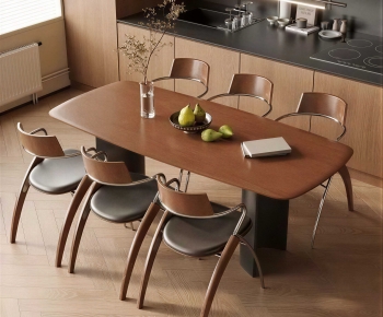 Modern Dining Table And Chairs-ID:893589029