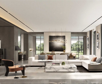 Modern A Living Room-ID:973912956