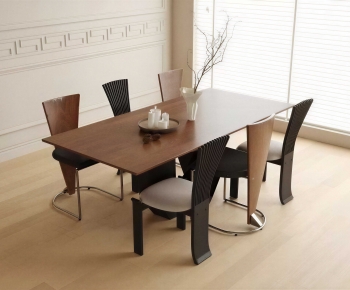 Modern Dining Table And Chairs-ID:678028116